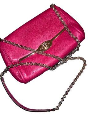 Vintage Coach Crossbody Shoulder Bag in Fuchsia Y2k